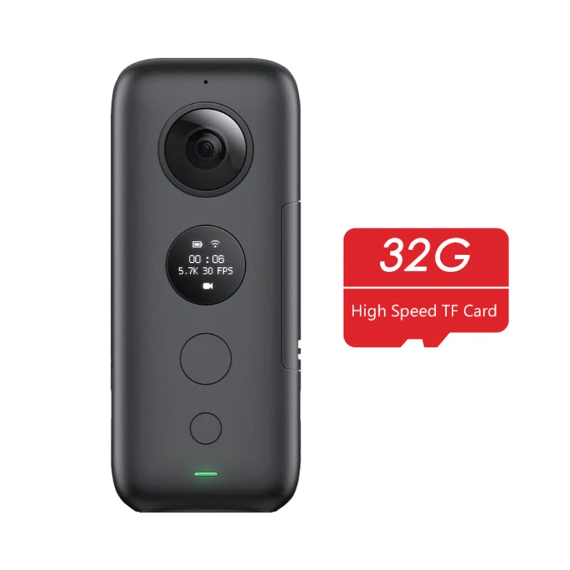 Insta360 ONE X Экшн-камера VR 360 панорамная камера для iPhone и Android 5,7 K видео 18MP фото невидимая селфи-палка - Цветной: Bundle 1