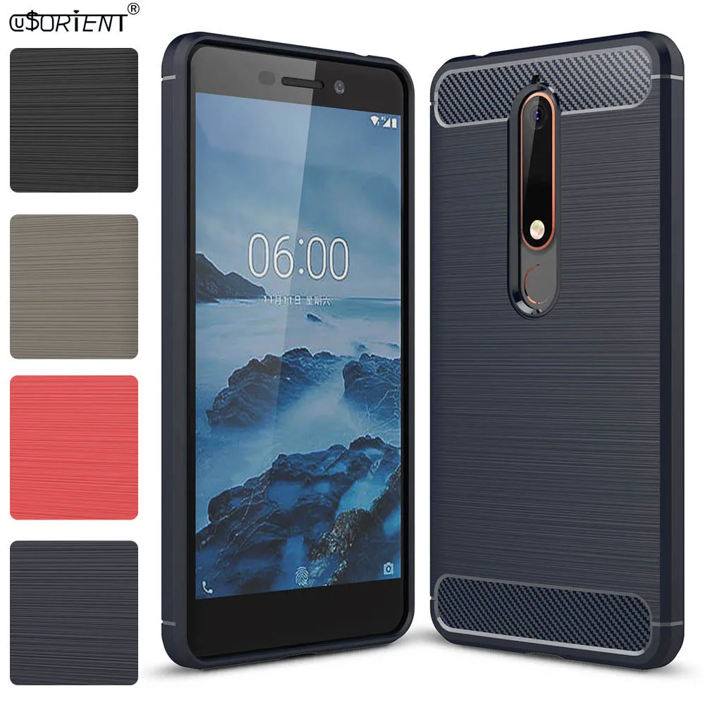 Чехол-бампер для Nokia 6 1 2018 противоударный чехол телефона TA-1068 TA-1043 TA-1050 TA-1016 матовый