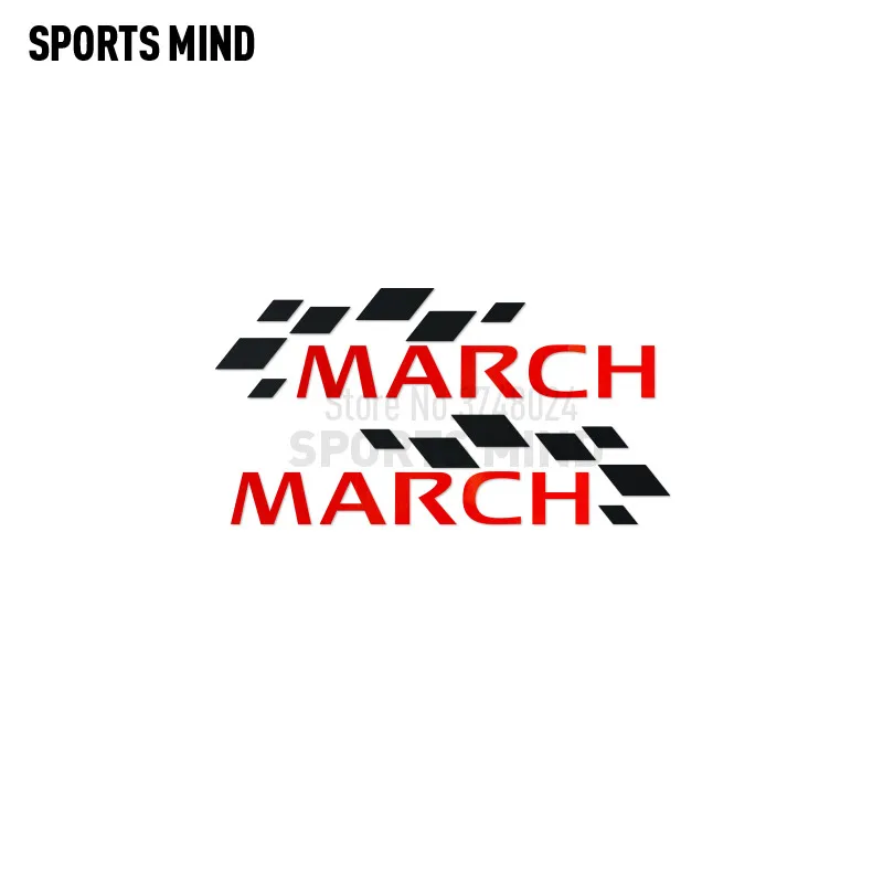 1 пара автомобильные зеркальные наклейки заднего вида для Nissan March K12 K13 Nismo