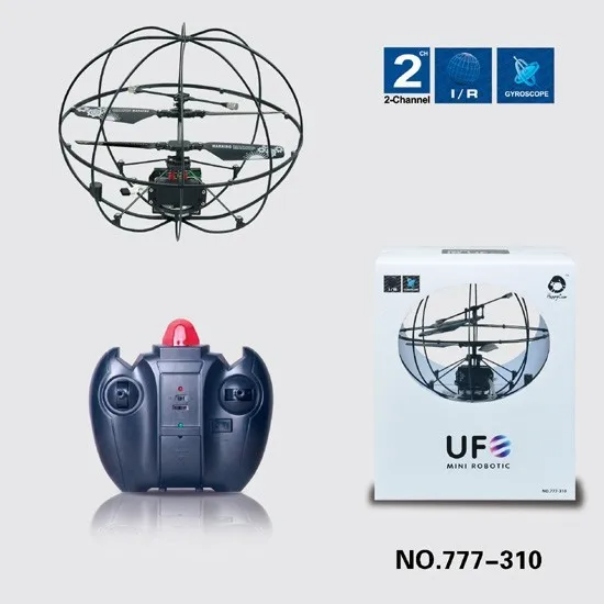 

777-310 2-CH Infrared Mini RC UFO Quadcopter with Gyro LED Light RTF Educational Children Toy Flying ball remote control toy