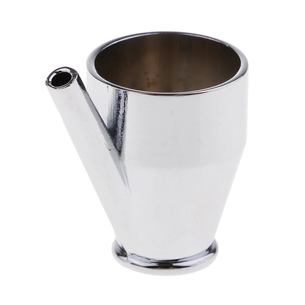 5ML Metal Paint Cup For Double Action Airbrushes Siphon Feed Air Brush