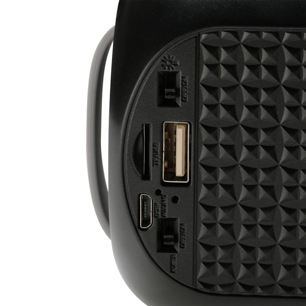 TOPROAD фонарик Беспроводные динамики bluetooth стерео сабвуфер громкоговорители