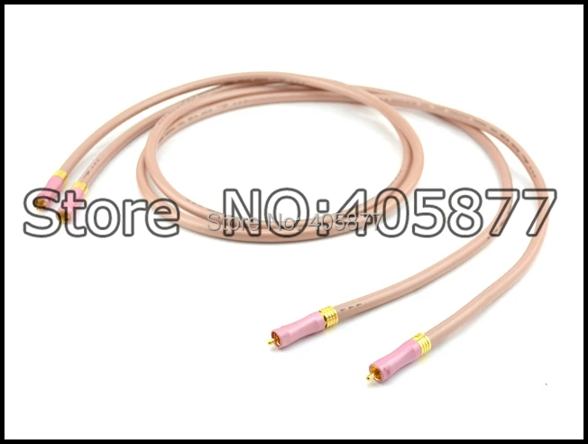 High performance OFC Wire RCA interconnect with Gold plated RCA plug 1m pair Analog Interconnects High performance OFC Wire RCA interconnect with Gold plated RCA plug 1m pair Analog Interconnects