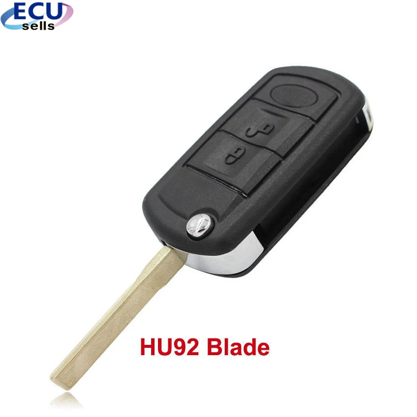 

Remote Flip Folding Key Shell Case Cover For Land Rover Range Sport Sport LR3 Discovery With Logo
