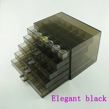 120 Grids Nail Decoration Sequence Organize Box Drawer Cosmetic Organizer Jewelry Storage Acrylic case Trending Products 2019