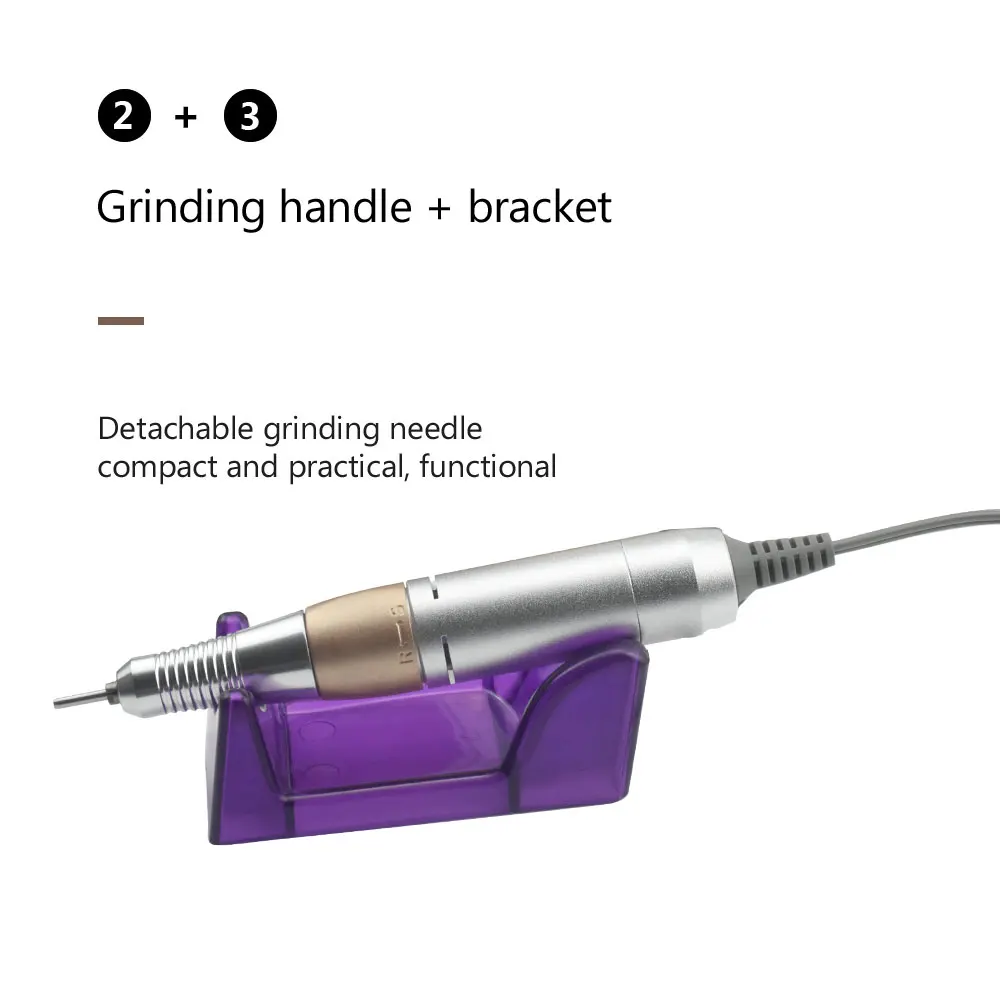 Upgraded version of Nail Drill Machine 20W 35000RPM Pro Manicure Machine Manicure Pedicure Kit Electric File Nail Art Tool