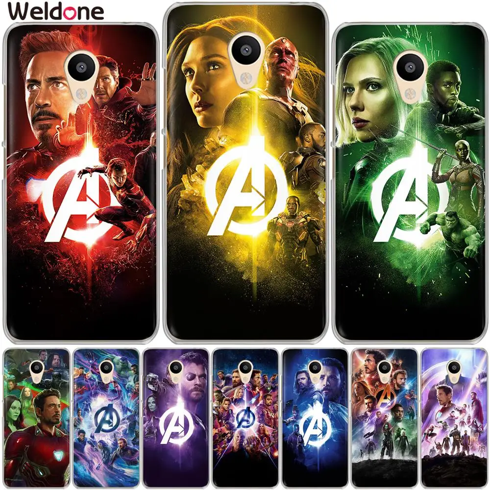 

Marvel Heroes Avengers4: Endgame Phone Case For Meizu M3s M5C M5S M5 M3 M6 Note U10 iron Man thor Cases Cover Etui Coque