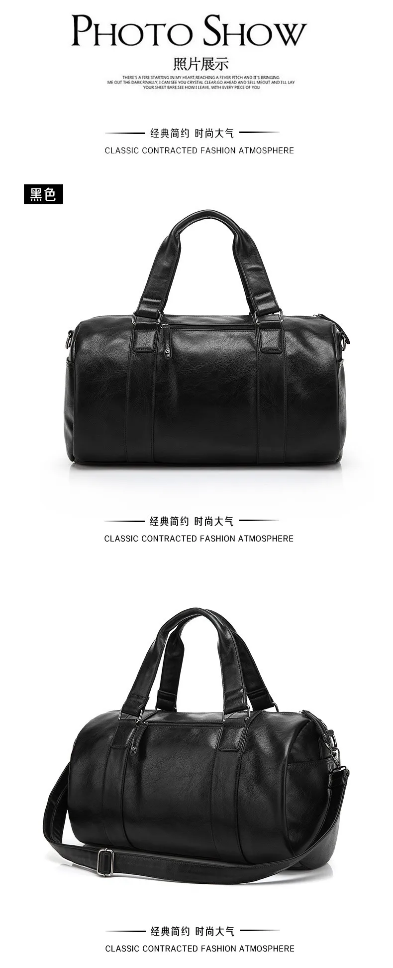 Известный бренд кожаный мужской Дафлкот стильный бочонок мужской большой выходные ручной багаж Мужская сумка через плечо для путешествий Сумки maletagub00028
