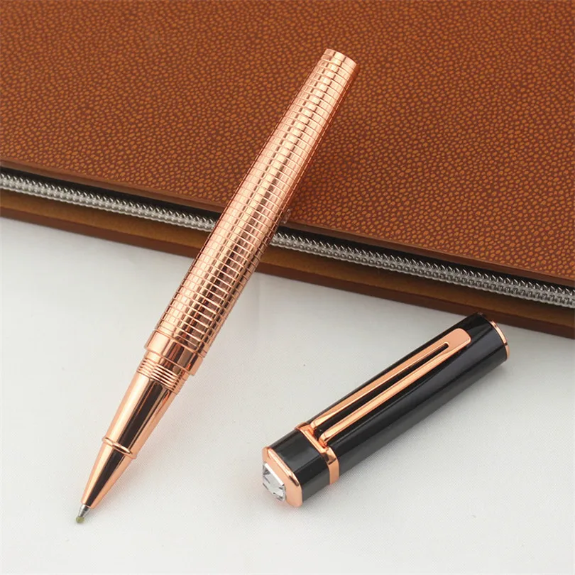 

Luxury qualit diamond Stainless Medium Nib Rollerball Pen Business office, daily affairs, students learn professional pen