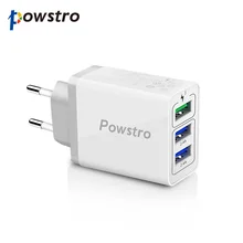 Powstro 30 Вт быстрое зарядное устройство 3,0 USB зарядное устройство 3 USB зарядное устройство для мобильного телефона адаптер настенные зарядные устройства для iPhone samsung Android телефон