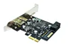 PCI-Express PCI-E USB3.1 tipo-C Riser Card PCIe a USB-C 2.4A cargador rápido + 19PIN frente USB minero de expansión de tarjeta de adaptador ► Foto 2/4