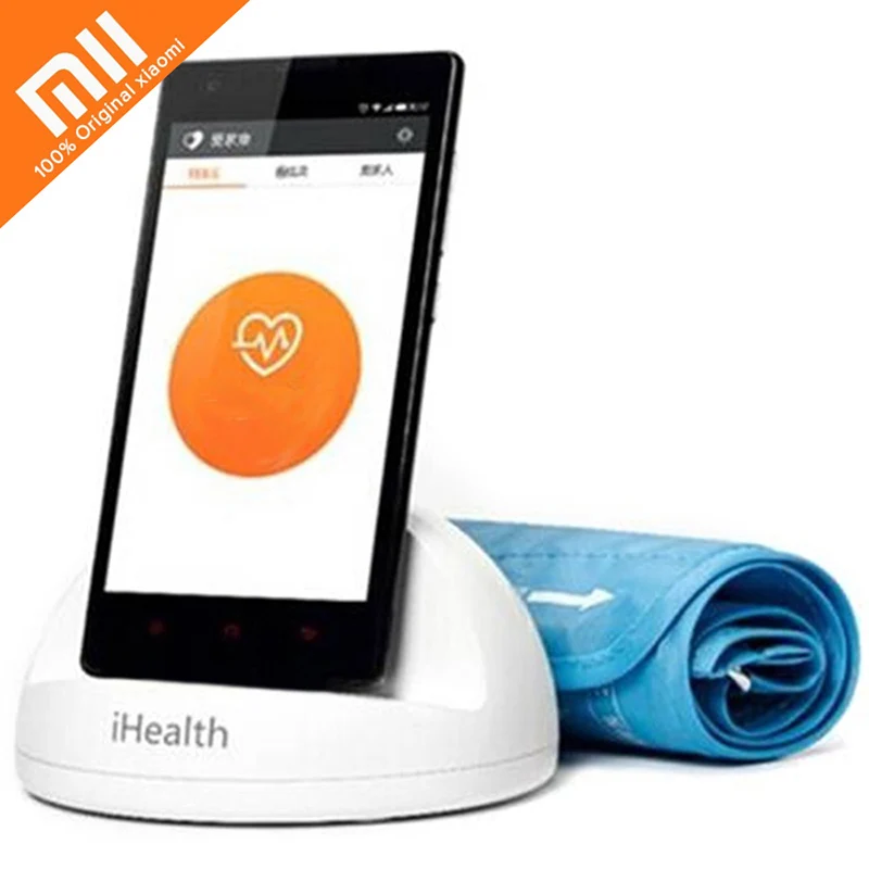 

Original Xiaomi iHealth Blood Pressure Mijia Sphygmomanometer Dock Smart Monitoring System Machine Sopport App Remote Control