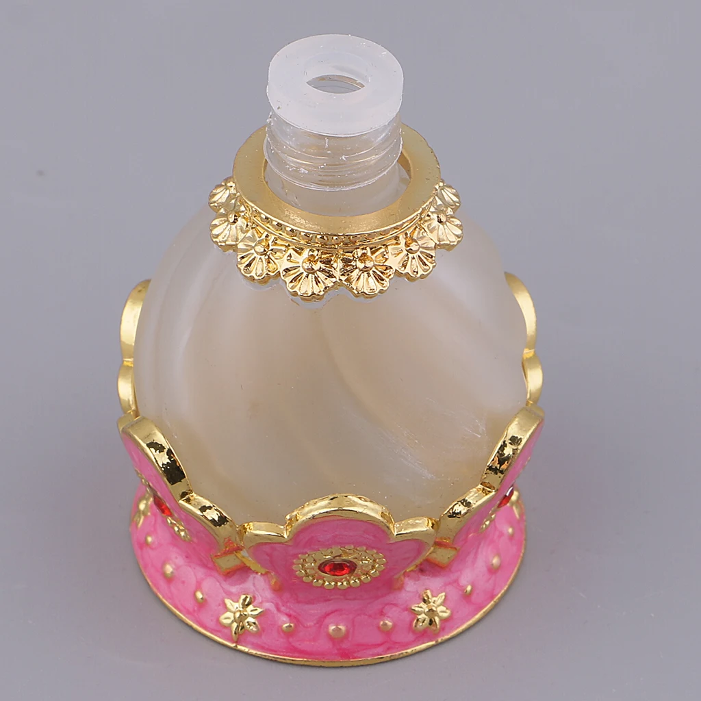 MagiDeal Antique 15ml Empty Glass Perfume Bottles Refillable for Elegant Ladies Birthday Wedding Gift #1