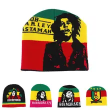 Модные мужские шапки, женские и мужские ямайские вязаные шапки, шапка раста, зимние шапки, шапки BOBMARLEY, шапки для женщин и мужчин