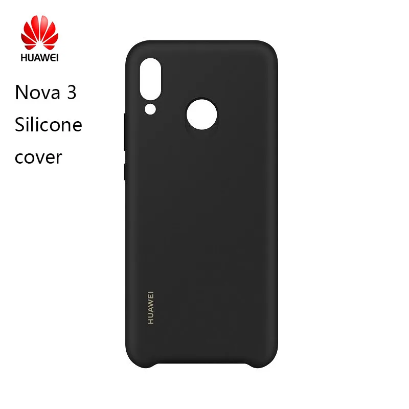 

Huawei Nova 3 Original Case Silicone Back Cover Nova3 360 Cute Luxury Soft Liquid Silicone Fundas