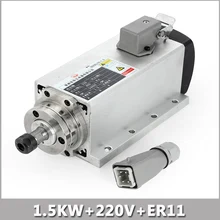 New! 1.5kw Мотор Шпинделя С Воздушным Охлаждением Двигателя Шпинделя с чпу Мотор Шпинделя.
