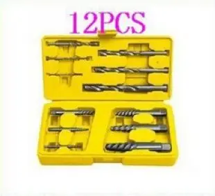 

BESTIR high quality from taiwan 12pcs screw extractor auto hand tools set NO.93424