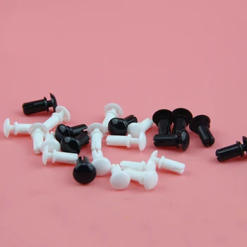 

400pcs R3 Black series Diameter Hole Nylon Plastic Insulating Fastener Clip PC Board R Type Push Rivet