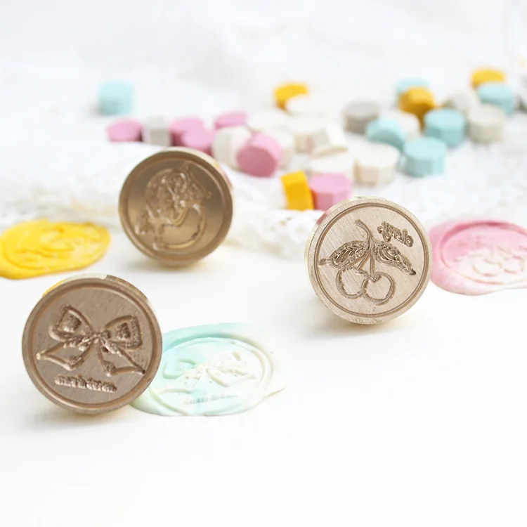  moodtape personality wooden stamp wood wax seal stamp for DIY Gift / Invitation album Decorative st - 33041576812