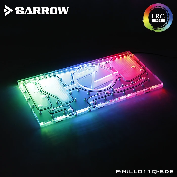 بارو LLO11Q-SDBV1 ، الجبهة الممر المائي لوحات ل ليان لى PC-O11 الديناميكي حالة ، ل إنتل وحدة المعالجة المركزية كتلة المياه و GPU واحد بناء