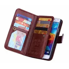 Multifunctional Wallet Case For Samsung Galaxy S5 S6 Edge S6Edge Plus S7 S7 Edge S8 S8 Plus Note 4 5 Flip Cover Phone Bag Case