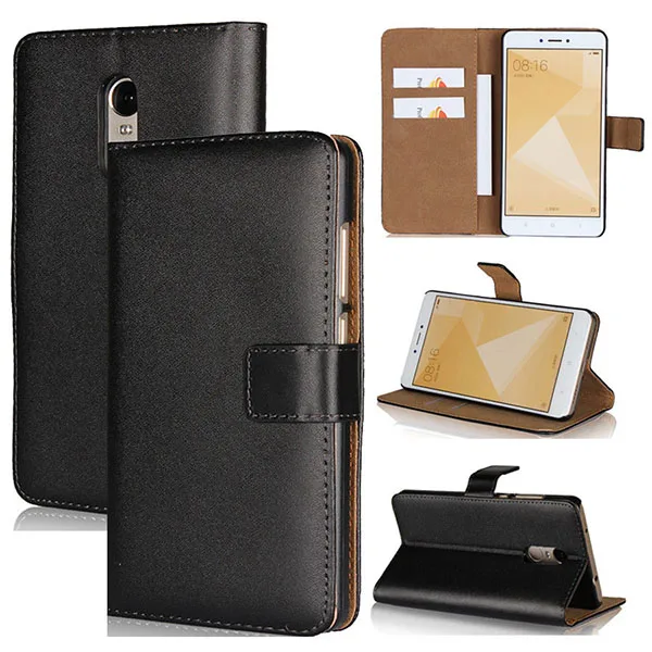 Magetic Genuine Leather Wallet Card Slots Case Cover For Xiaomi Redmi 5 Plus 4X 4A 5A Note 4X Mi 5X Mi A1 Kickstand Phone Case cases for xiaomi blue Cases For Xiaomi