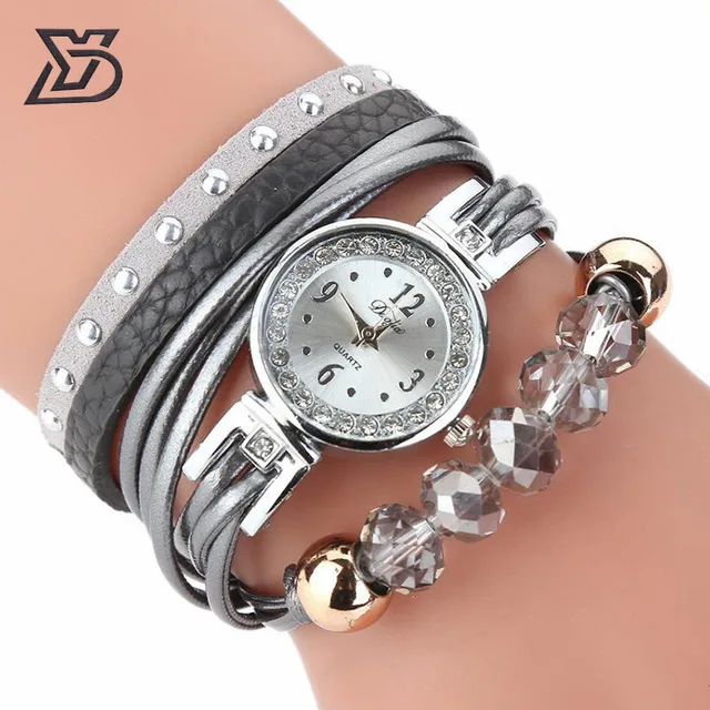Duoya Brand New luxury crystal bracelet watches women Relogio Feminino 2017 Casu Duoya Brand New luxury crystal bracelet watches women Relogio Feminino 2017 Casu