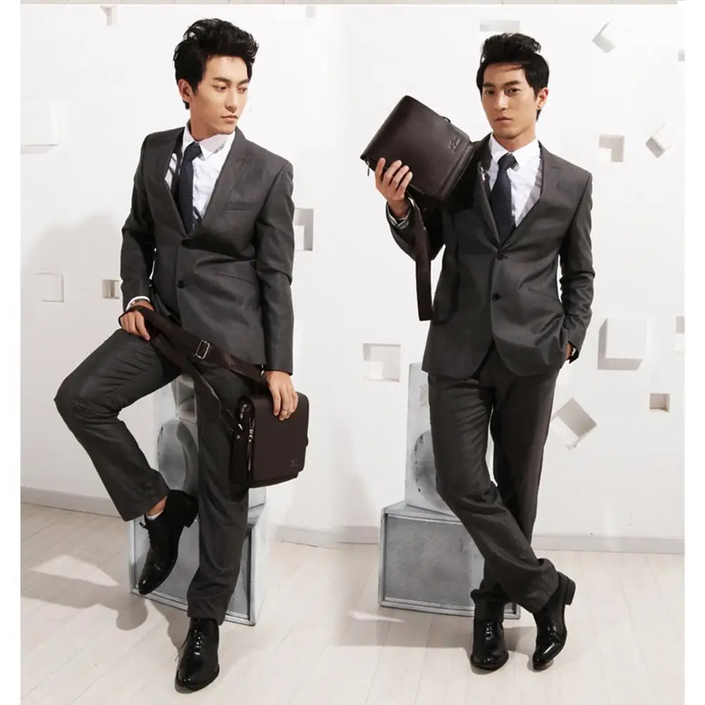 PinShang Men Handbag New Arrived Brand Kangaroo Men's Messenger Bag Vintage Leather Shoulder Bag Handsome Crossbody Bag ZK50