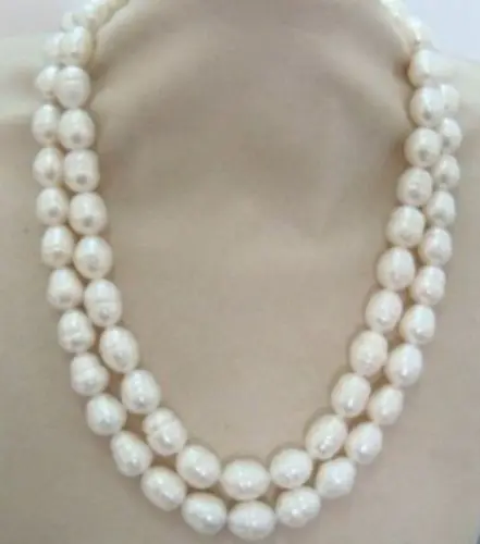 

LONG 38 12-15MM SOUTH SEA WHITE PEARL NECKLACE