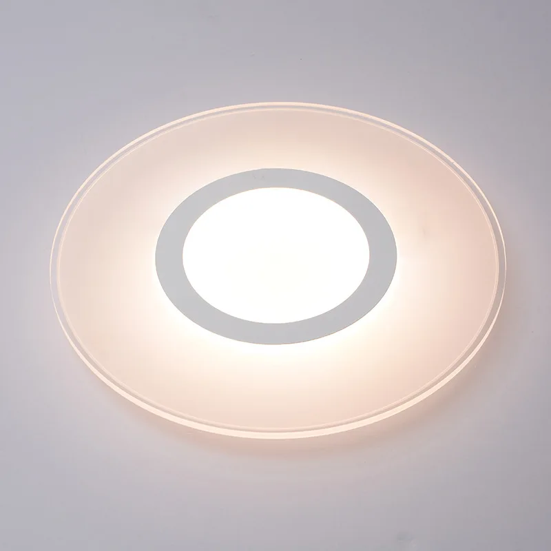 Светодиодный потолочный светильник современный акриловый светодиодный потолочный светильник 85-265 в 8 Вт 12 Вт 24 Вт Домашнее освещение для детской спальни Световой прибор для коридора