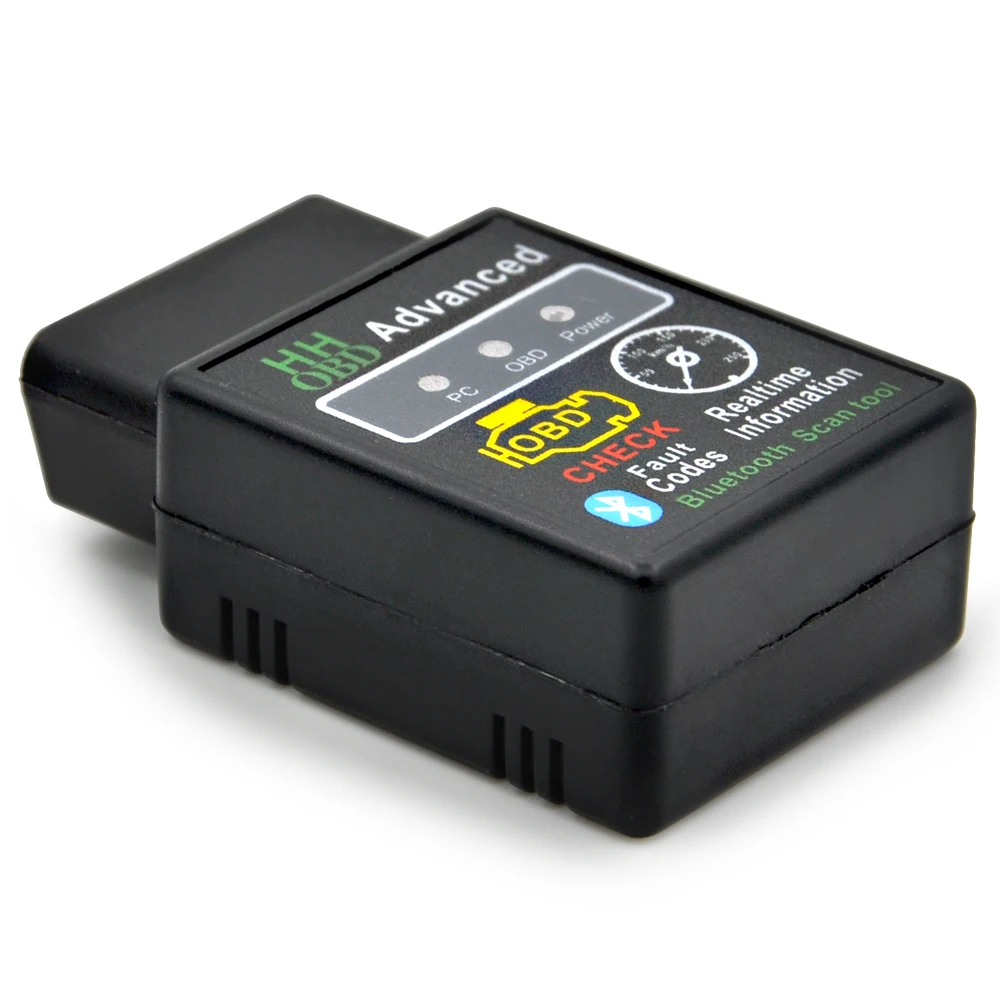 Новое поступление автомобильный диагностический сканер V2.1 ELM327 HH Bluetooth OBD 2 II