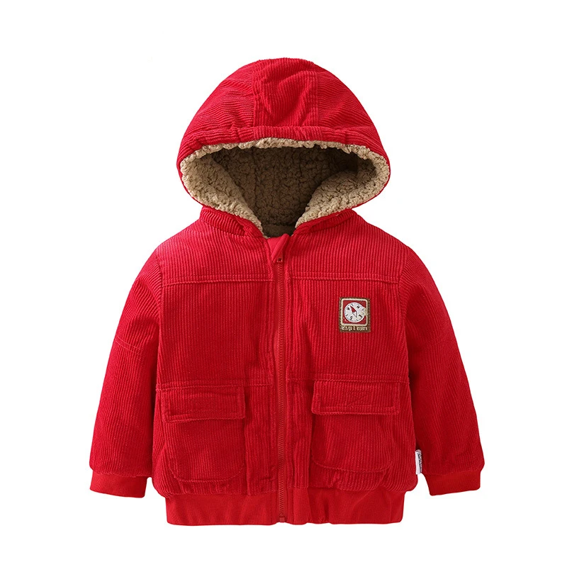 

Baby Girl Coats And Jackets New Winter Thick Hooded Infant Fleece Clothing Babyboy Warm Jacket Corduroy Cardigan Infantil