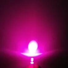 100 шт. 5 мм светодиодный мигающий розовый прозрачный мигающий светильник светящиеся диоды яркость мигание 5 мм мигание диоды Intermitente