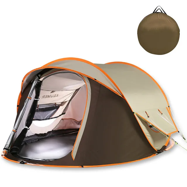 Cheap 2016 New Portable Full automatic outdoor 3-4 people Good ventilation Rainproof UV self driving tour Family folding Tent