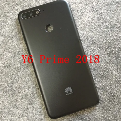 Оригинальная задняя крышка батарейного отсека для huawei Y6 /Y6 Prime 5," ATU-L21 L22 L31 L42 ATU-LX1 Крышка батарейного отсека - Цвет: black