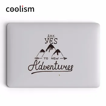 

New Adventure Quote Laptop Decal Sticker for Apple MacBook Pro Air Retina 11 12 13 15 inch Mac HP Surface Book Vinyl Skin Decal