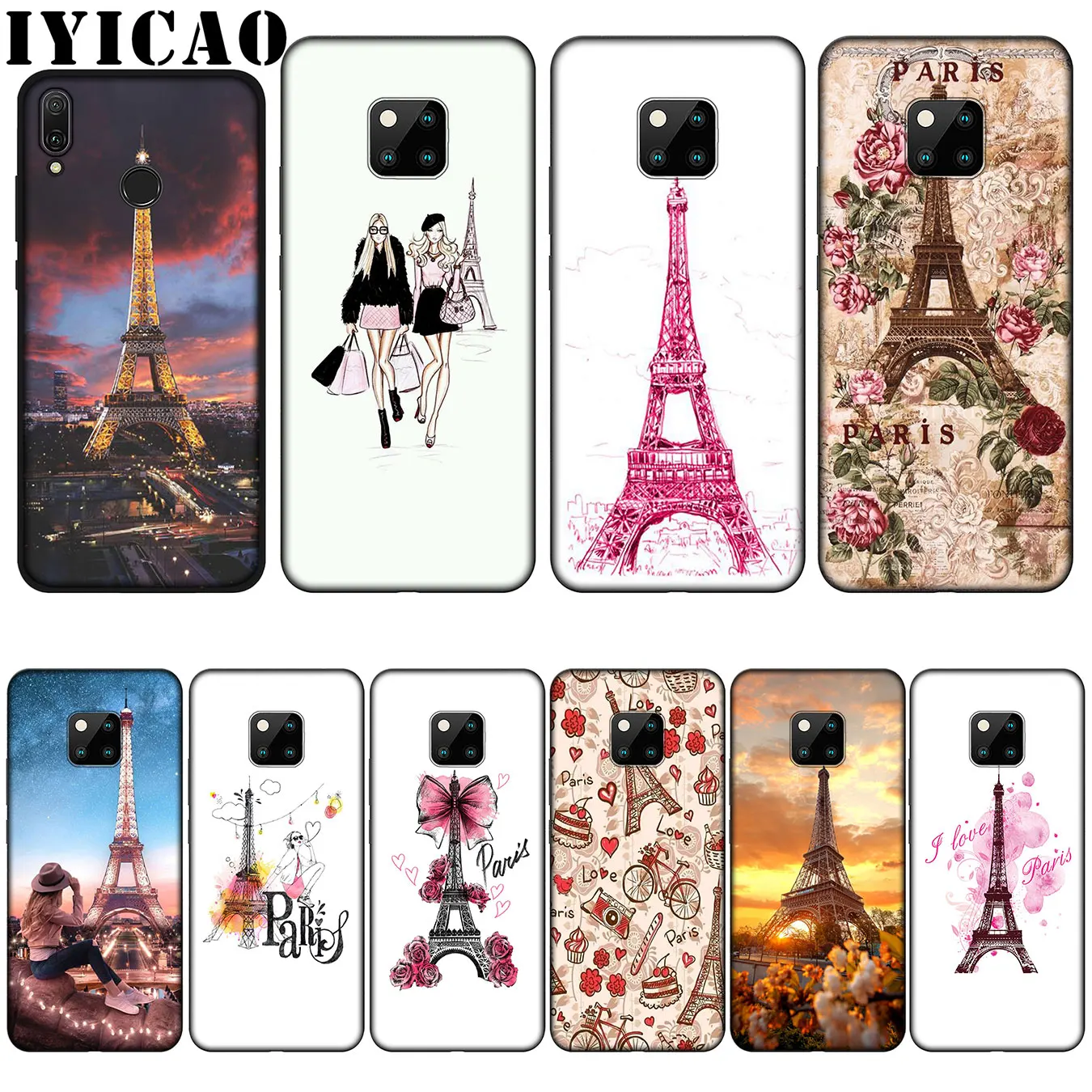 Мягкий силиконовый чехол IYICAO для huawei Nova 3 3i 2i mate 20 10 Pro Lite |