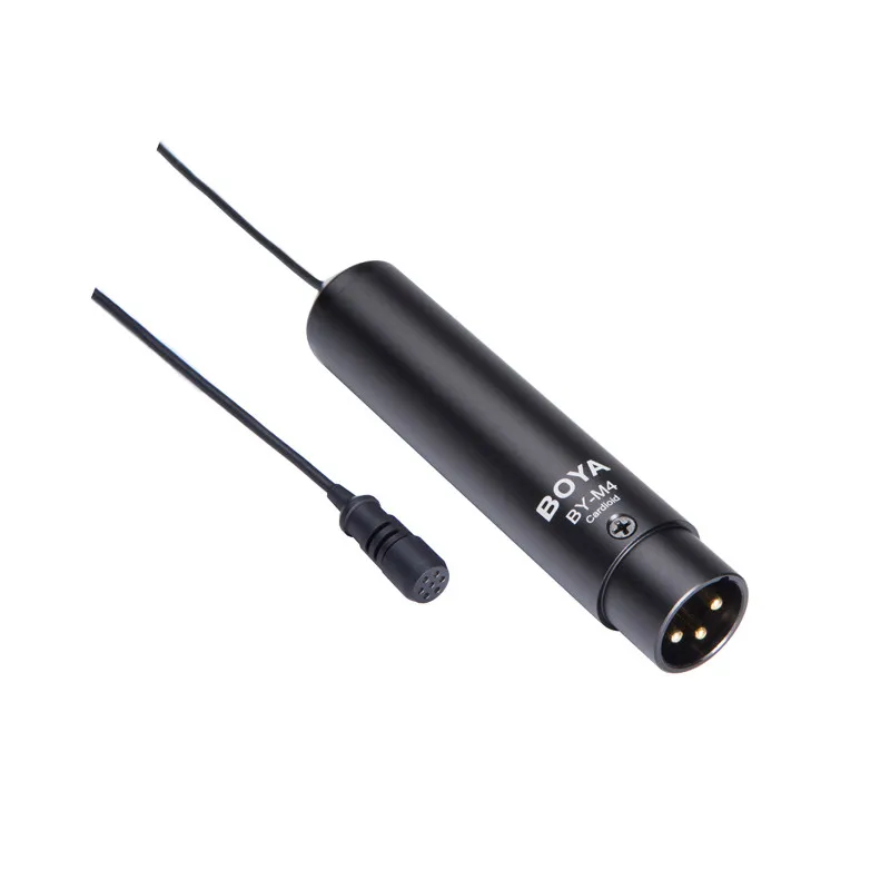 

microfoon BOYA Professional Clip-On Cardioid XLR Lavalier Microphone for Sony Canon Panasonic Camcorders Zoom Audio Recorders