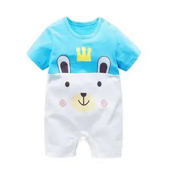 

Summer Cotton Baby Rompers Toddler Jumpsuit Baby Girls boys Newborn Clothes Bebe Overall Clothing Siamese Thin Infants Cloth