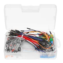 Nouveau Kit d'apprentissage de démarrage pour résistance Arduino/condensateur/fil de démarrage/platine de prototypage/potentiomètre(China)