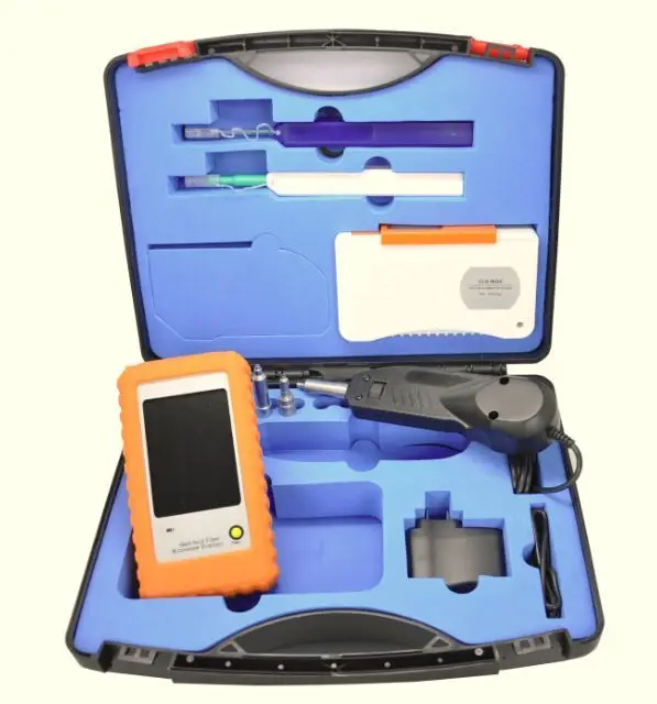 

Fiber Optic Cleaning Kit With inspection Video microscope inspection probe 1.25/2.5 mm Cleaner Pen Cleaner box