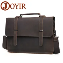 JOYIR мужской портфель из натуральной кожи, сумка Crazy Horse из натуральной кожи, мужская деловая Ретро сумка-мессенджер на плечо для мужчин Mandbag
