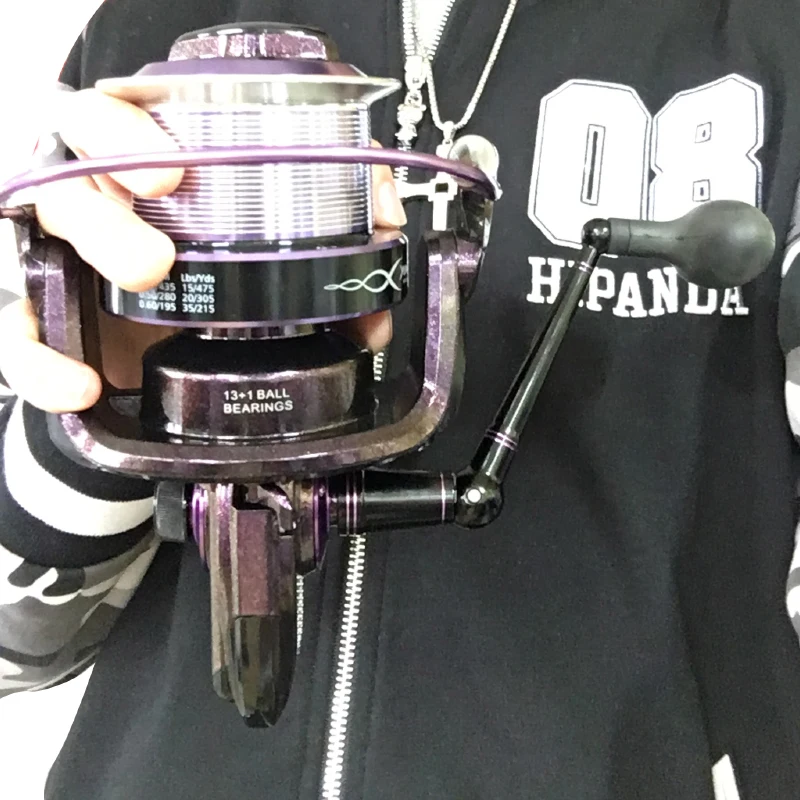 

Yumoshi 14BB Feeder Carp Fishing Reel Aluminum alloy Metal Fishing Reels Spinning Wheel Trolling Reel molinete Shimano