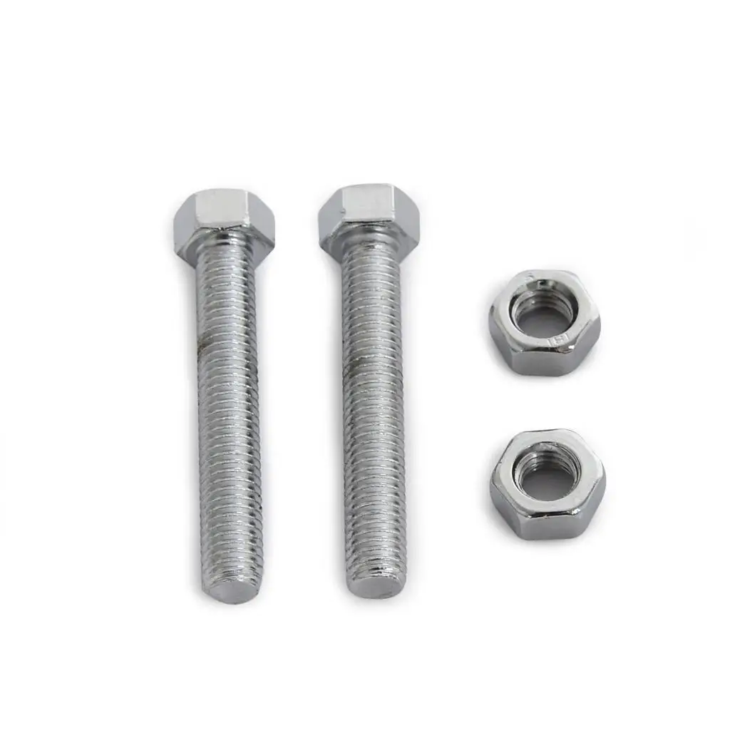 10x50mm M8 Flange Nut Motorcycle Rear Chain Adjuster Hardened Bolts Kit For Suzuki RM 125 250 RMZ250 RMZ450 RM Z450 DRZ 400