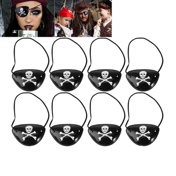 

skull eye patch Halloween costume Cosplay dress up sea beach Mermaid pirate theme birthday baby shower Christmas decoration gift
