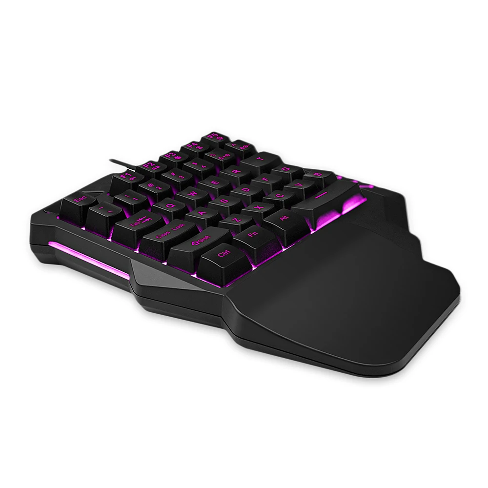 G92 Проводная игровая клавиатура с цветовой моделью RGB Подсветка 35 ключей помощью