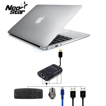 

Universal Multi 6 Ports USB 3.0 Hub 100M Fast Ethernet Adapter Smart Hubs Extension Cable For Macbook Computer Laptop Notebook