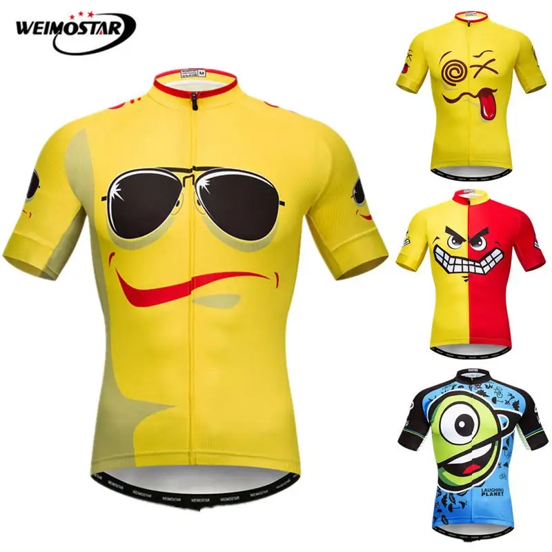

Weimostar Summer Cycling Jersey Men Funny MTB Bike Jersey Cycle Wear Ropa Ciclismo Summer Cartoon Bicycle Jersey Cycling Shirt