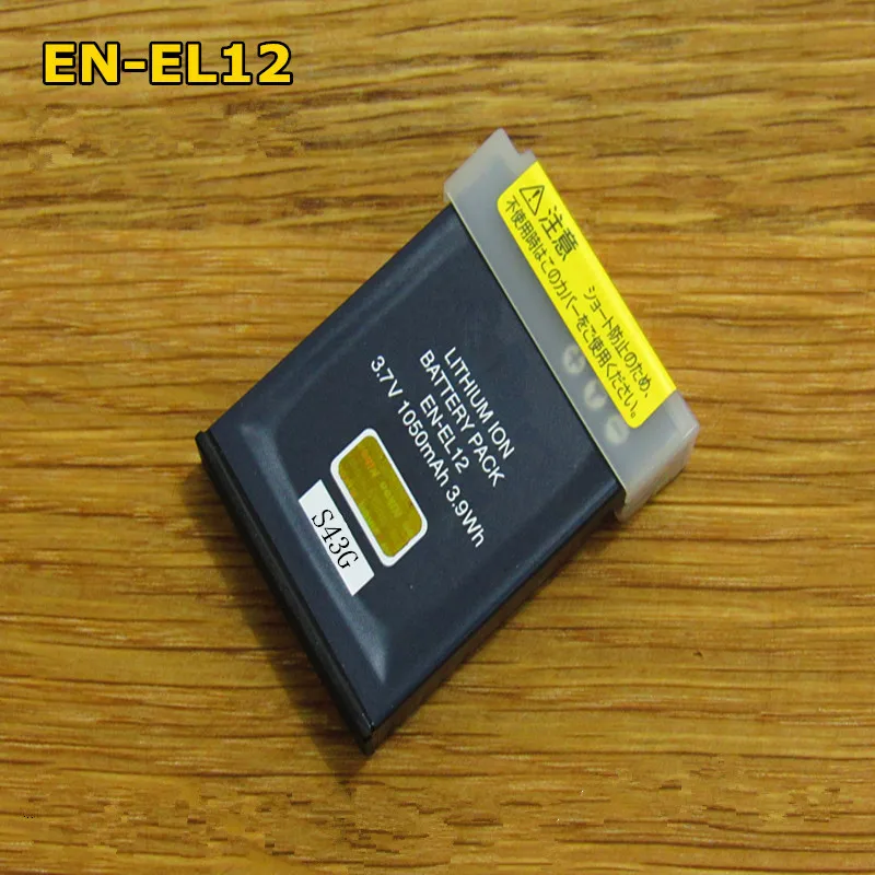 

EN-EL12 battery EN EL12 Digital Camera Batteries ENEL12 Rechargeable Battery for Nikon CoolPix S610 S610c S620 S630 S710 S1000pj