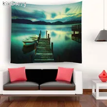 Nordic Mandala Scenery Printed Polyester Macrame Wall Hanging Tapestry Room Boho Decor Beach Carpet Rectangle Wall Tapestry